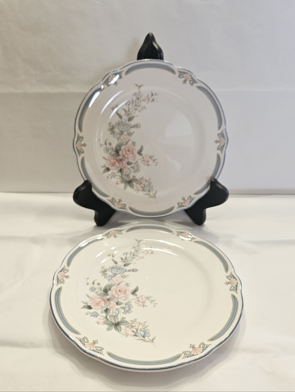 2 Bread &Butter Plates "Brighton Springs" by Noritake.
